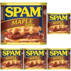 SPAM Maple, 12 oz. can (Pack of 5) 12 Ounce