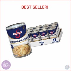 Swanson Canned Chicken and Dumplings With White and Dark Chicken Meat, 10.5 OZ C