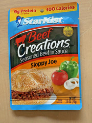 Lot of 6 StarKist Beef Creations Sloppy Joe Package 2.6oz Best Buy 3/19/2027 NIP