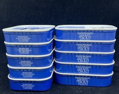10 Trader Joe’s Smoked Trout Fillets in Oil Skinless 3.9 oz Tin 6 Cans Delicious