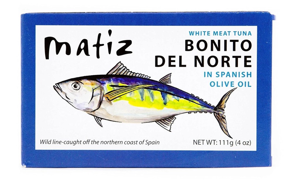 Matiz España Bonito Del Norte 4 Ounce White Meat Tuna in Olive Oil 12 Tins