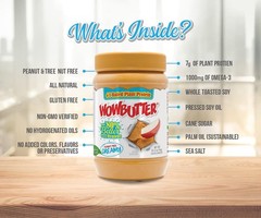 – Creamy Peanut & Tree Nut Free Spread – 1 Jar – 35.3oz – Whole Toasted Soy -…