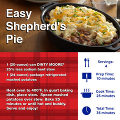 (12 pack) DINTY MOORE Beef Stew 25% Less Sodium 15oz Can