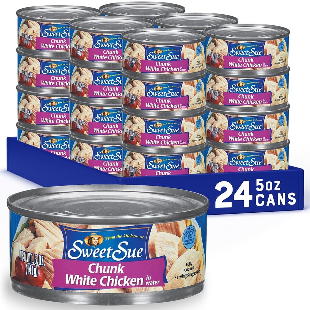 Chunk White Chicken In Water, 5 Oz Can (Pack Of 24) – 11G Protein Per
