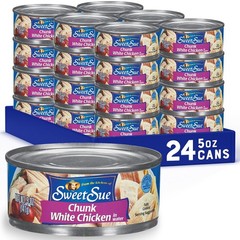 Chunk White Chicken In Water, 5 Oz Can (Pack Of 24) – 11G Protein Per
