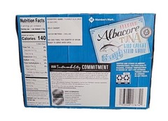 MEMBER’S MARK PREMIUM ALBACORE TUNA WILD CAUGHT SOLID WHITE 8-5 OZ.