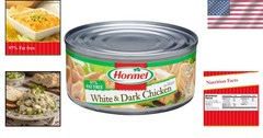 Canned White & Dark Chicken, 12 Pack, 97% Fat Free