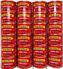 OX & Palm Corned Beef with Juices Original Chunky Style 15 oz ( Pack of 24 )