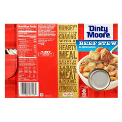 Dinty Moore Beef Stew (15 oz., 6 pk.) = 16 Cans 10 grams of protein per s