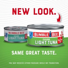 Bumble Bee Chunk Light Tuna In Oil, 12 oz Can Pack of 12 Wild Caught Skipjac…