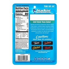 Deli Style Tuna Salad Pouch, Ready to Eat, 3 Ounce (6 Pack)