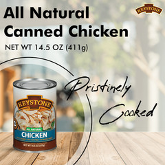 (3 pack) Keystone All Natural Chicken, 14.5 oz Can