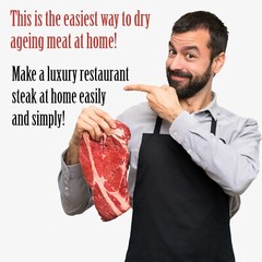 Dry Aging Bags 3pcs KIT for Meat aging Easy&Safe 2-18lb (1-8kg) 12x24in 30x60cm