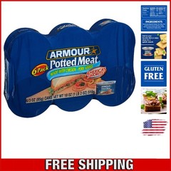 Versatile Star Potted Meat: Ready-to-Eat Chicken & Pork in 3oz Cans (6 Count)