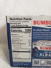 (Pack of 8) Solid White Albacore Tuna in Water, 5 oz cans