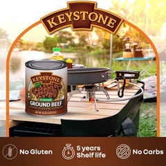 28 oz Can All Natural Ground Beef Keystone