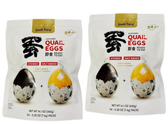 2 BAGS The Snak Yard Flavored Quail Eggs 54 – 0.26oz packs