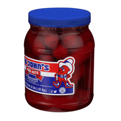 2 Pack Big John’s Pickled Sausage Red Hots, Ready To Eat, 32oz Jar, Snacks Food