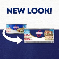 Swanson White and Dark Chicken Breast, 9.75 oz Can, 6-Pack – Gluten Free & Ready