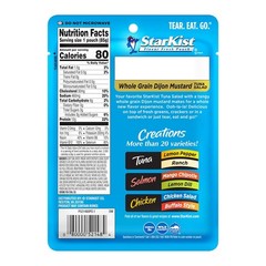 StarKist Tuna Creations Whole Grain Dijon Mustard 3oz Pouch 24 Pack