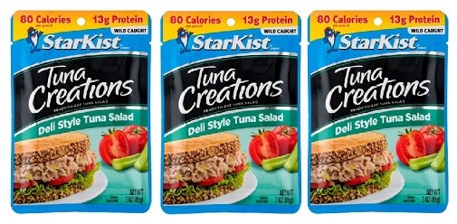 StarKist Tuna Creations Deli Style Tuna Salad Pouch 3 Pack