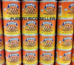 Vienna Sausage 12 Salchicas Picnic Chicken Meat Puerto Rico Spanish Food RecipeB