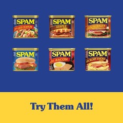 12 Ounce Pack of 12 SPAM Classic Canned Luncheon Meat Fully Cooked 180 Calories