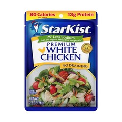 Tender White Chicken – 12 Pouches of Delicious Low-Sodium Convenience