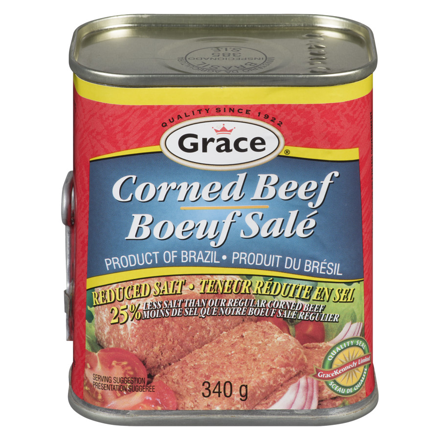 4-Pack Grace Corned Beef, Low Sodium