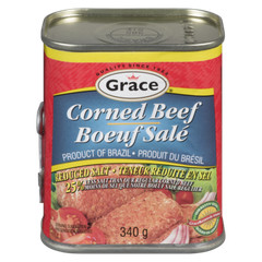 4-Pack Grace Corned Beef, Low Sodium