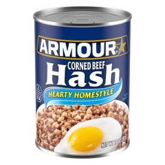 12-Pack Armour Corned Beef Hash, 16g Protein, 14oz Can