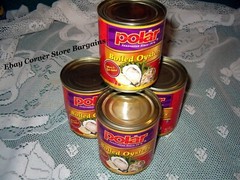 POLAR Boiled Oysters 8-Ounce Cans ( Pack of 4 ) Water & Salt Added