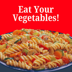My Own Meals Pasta with Garden Vegetables