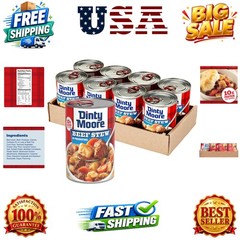 Beef Stew, 15 oz 8 Pack, Fully Cooked & Ready-To-Eat with Fresh Potatoes & Ca…