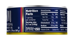 Tonnino Tuna Fish Yellowfin PoleLine – Solid Pack in Olive Oil – Pack of 12 –…