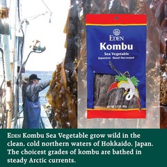 Eden Foods Kombu, Sea Vegetable, Wild Hand Harvested, 2.1 Ounce