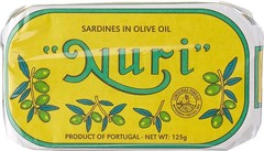 NURI Portuguese Sardines in Olive Oil 10 Pack 4.4 oz cans