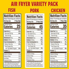 Cajun Air Fry Seasoning – Chicken, Fish & Pork – 6 Pack