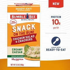 Bumble Bee Snack On The Run Protein Snack Pack Creamy Caesar Chicken Salad w…