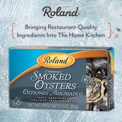 Cherrywood Smoked Oysters in Oil, Wild Caught, 3oz x 3
