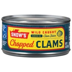 Snow’s Chopped Clams in Clam Juice 6.5 oz x 4 cans