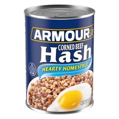 (12 pack) Armour Corned Beef Hash, 16g Protein Per Serving, 14 oz Can