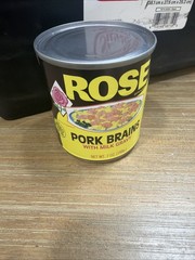 6 Cans Rose Pork Brains with Milk Gravy 7 Oz Can Pig Breakfast Eggs 12/26