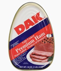 1 Pack-16oz DAK Premium Ham Fully Cooked water added Ready to eat Picnic Food