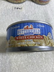 Lot Of 29 Cans, Butterfield Farms Canned White Chicken in Water, 5oz Each,(T825)