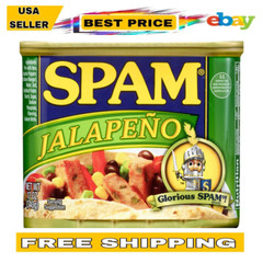 Spam Jalapeño, 12oz Can – Savory Canned Meat with Spicy Jalapeño Flavor