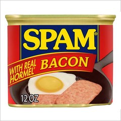 (3 pack) SPAM with Real Hormel Bacon, 12 Ounce Can