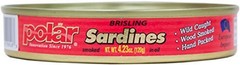 Sardines in Olive Oil, Easy Open Top, 5-Pack
