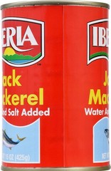 Jack Mackerel in Tomato Sauce, 15 Oz Cans (Pack of 4) – Healthy Omega-3 Seafood