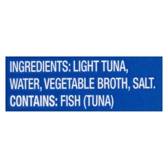 Chunk Light Tuna in Water Canned Seafood 4lb 2.5oz Large Can for Cooking